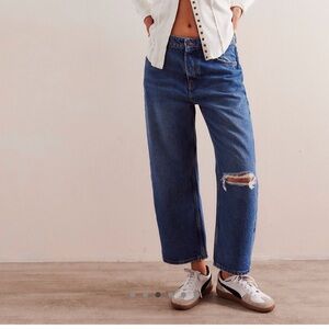 Free People Deep Trance Boyfriend Jeans